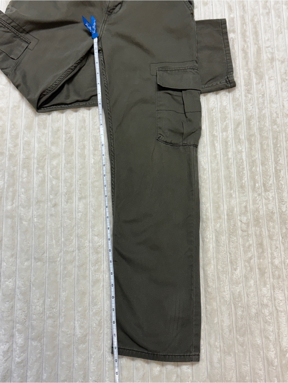 Wrangler: Boys Wrangler Authentics Classic Cargo Pant, Olive Green, Size 18 - Picture 9 of 11